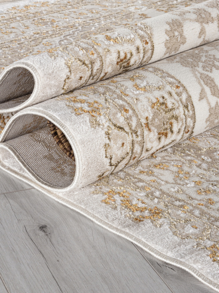 Турецкий прямоугольный ковёр 27239 CREAM / BEIGE