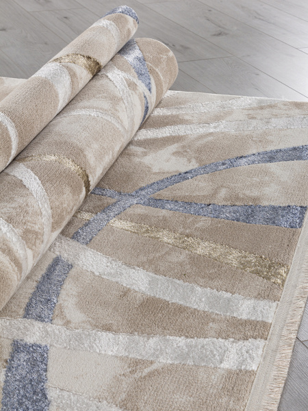 Турецкий прямоугольный ковёр 27248 CREAM / BEIGE