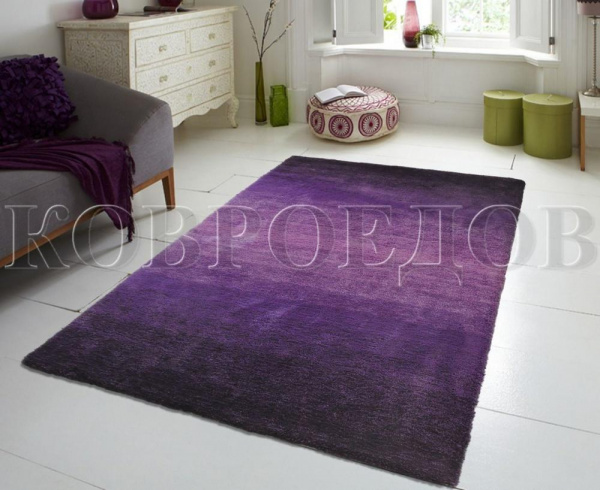 Китайский прямоугольный ковёр фиолет