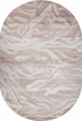 Российский овальный ковёр D989 BEIGE
