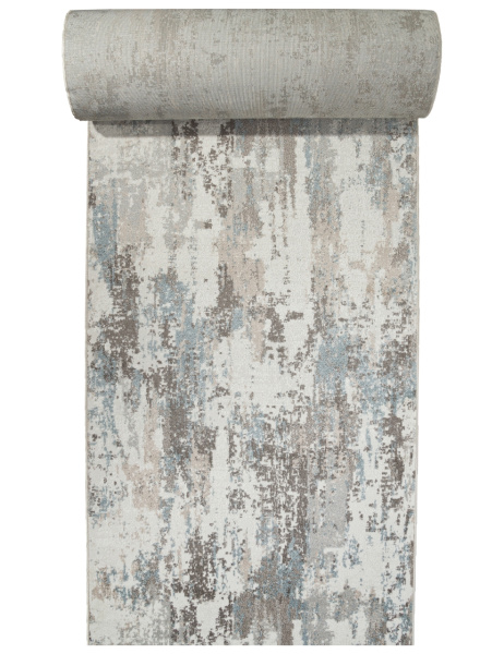 Ковровая дорожка F229 BEIGE-BLUE NATUREL