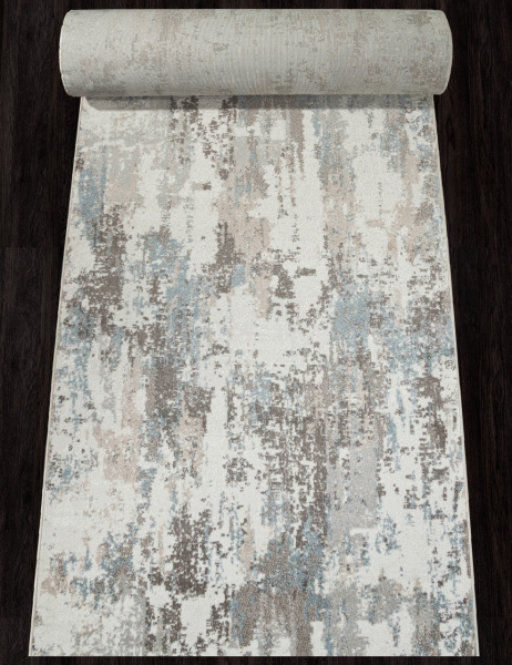 Ковровая дорожка F229 BEIGE-BLUE NATUREL