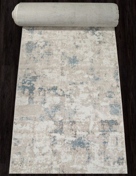 Ковровая дорожка F232 BEIGE-BLUE NATUREL