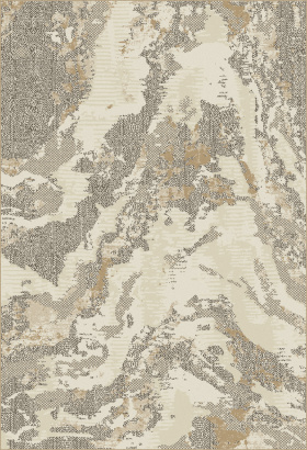 Российский прямоугольный ковёр PR03 BEIGE-BROWN