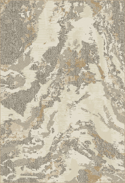 Российский прямоугольный ковёр PR03 BEIGE-BROWN