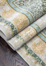 Иранский прямоугольный ковёр G398 CREAM / GREEN
