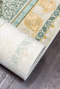 Иранский прямоугольный ковёр G398 CREAM / GREEN