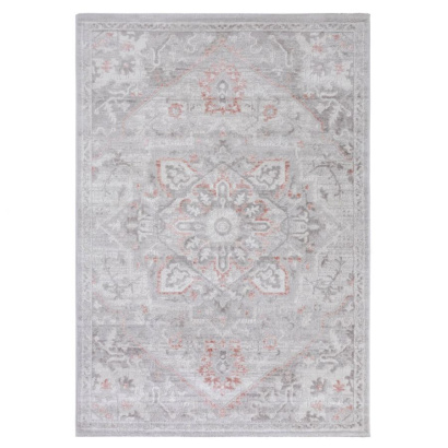Турецкий прямоугольный ковёр  06999A L.GREY/L.PINK