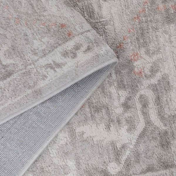 Турецкий прямоугольный ковёр  06999A L.GREY/L.PINK