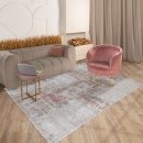 Турецкий прямоугольный ковёр  07005B L.PINK/PINK