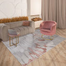Турецкий прямоугольный ковёр  07008B L.PINK/PINK