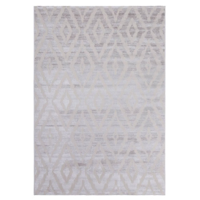 Турецкий прямоугольный ковёр  07012A L.GREY/M.GREY