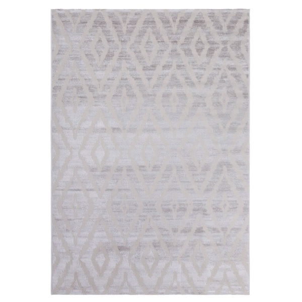 Турецкий прямоугольный ковёр  07012A L.GREY/M.GREY