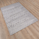 Турецкий прямоугольный ковёр  07012A L.GREY/M.GREY