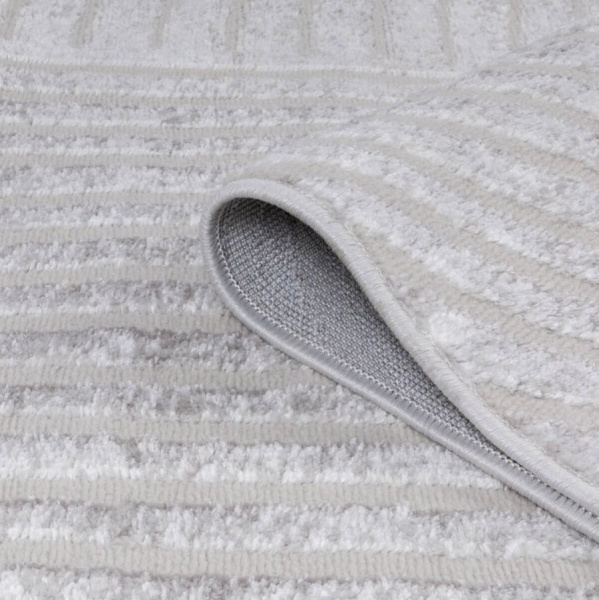 Турецкий прямоугольный ковёр  07683A M.GREY/M.GREY