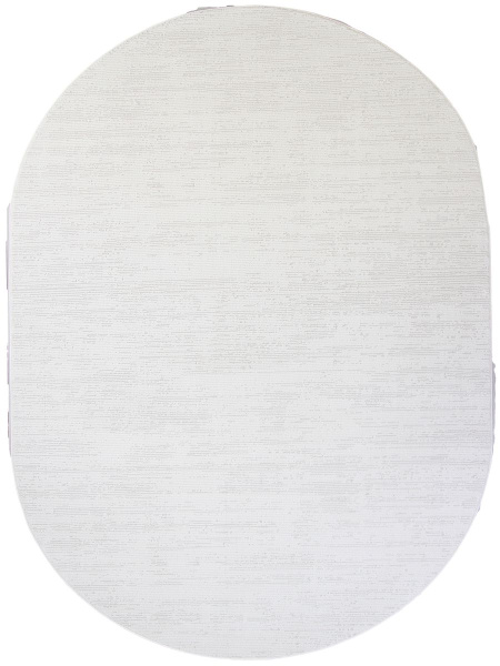 Турецкий овальный ковёр GL091W WHITE / WHITE