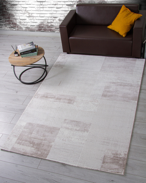 Турецкий прямоугольный ковёр GL104A BROWN / BROWN