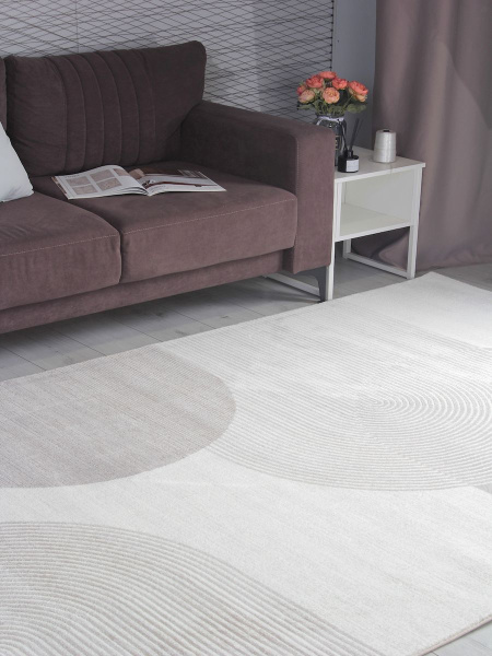 Турецкий прямоугольный ковёр GL235B BROWN / BROWN