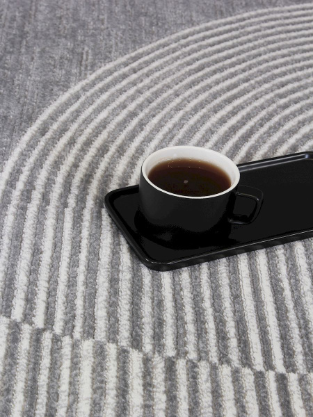 Турецкий прямоугольный ковёр GL235G GREY / GREY