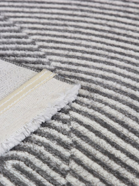 Турецкий прямоугольный ковёр GL235G GREY / GREY