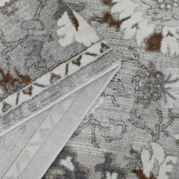 Турецкий прямоугольный ковёр  B0833A WHITE/CREAM