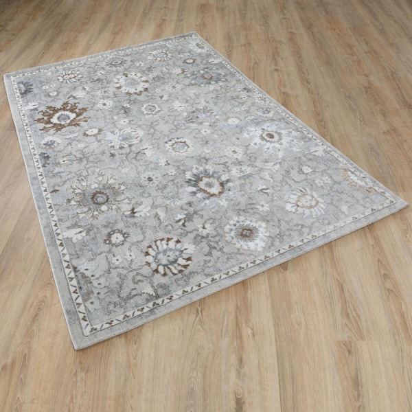 Турецкий прямоугольный ковёр  B0833A WHITE/CREAM