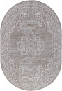 Турецкий овальный ковёр 04089A CREAM HB / LIGHT GRI HB