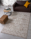 Турецкий прямоугольный ковёр 04089A CREAM HB / LIGHT GRI HB