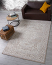 Турецкий прямоугольный ковёр 04089A CREAM HB / LIGHT GRI HB