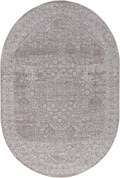 Турецкий овальный ковёр 04293A BEIGE FDY / CREAM HB