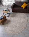 Турецкий овальный ковёр 04293A BEIGE FDY / CREAM HB