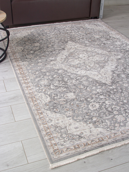 Турецкий прямоугольный ковёр OC101G GREY / GREY