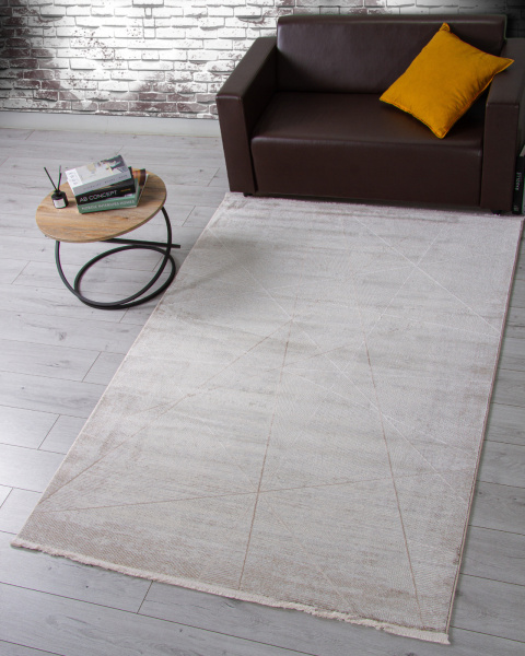 Турецкий прямоугольный ковёр OC104A CREAM / CREAM