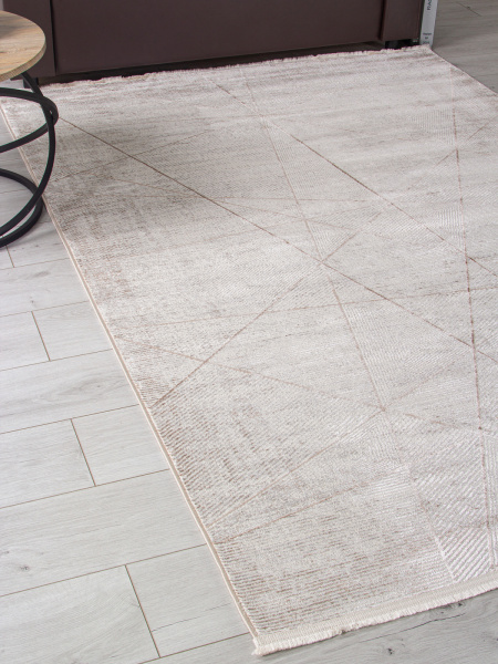 Турецкий прямоугольный ковёр OC104A CREAM / CREAM