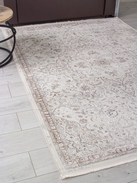 Турецкий прямоугольный ковёр OC108A CREAM / CREAM
