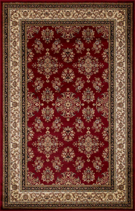 Российский прямоугольный ковёр d064 RED