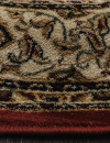 Российский овальный ковёр d389 RED