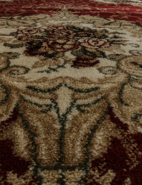 Российский овальный ковёр D467 RED