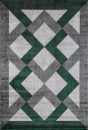 Турецкий прямоугольный ковёр 04494Y GREEN / GREEN