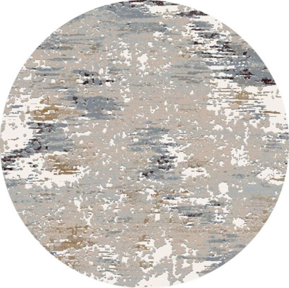 Российский круглый ковёр 22732-24346