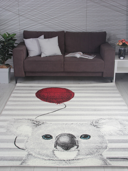 Российский прямоугольный ковёр D869 GRAY