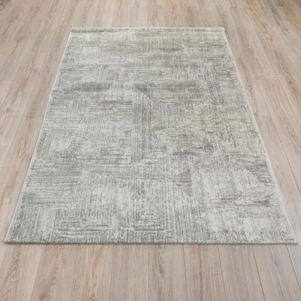 Турецкий прямоугольный ковёр  ED06B HB L.GREY/GREY