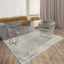 Турецкий прямоугольный ковёр  EL76A HB L.GREY/CREAM