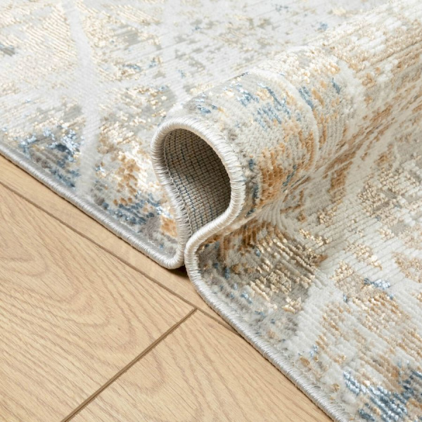 Турецкий прямоугольный ковёр  EO02A HB L.GREY/VIZON