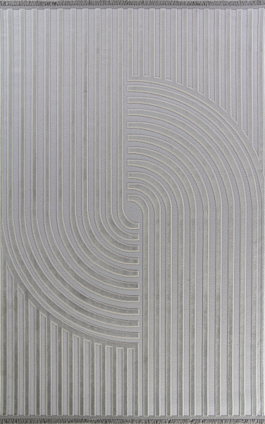 Турецкий прямоугольный ковёр O2654 995 GREY / GREY