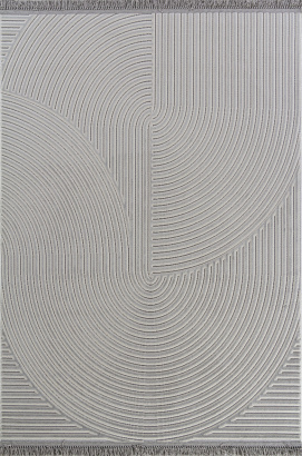 Турецкий прямоугольный ковёр O2656 995 GREY / GREY