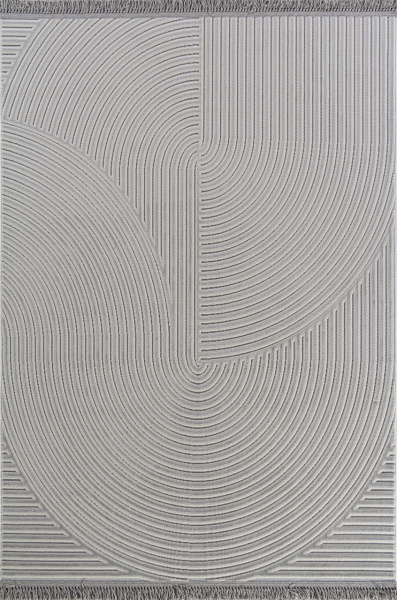 Турецкий прямоугольный ковёр O2656 995 GREY / GREY