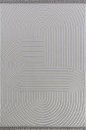 Турецкий прямоугольный ковёр O2657 995 GREY / GREY