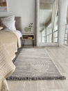 Турецкий прямоугольный ковёр O2659 995 GREY/GREY