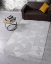 Российский прямоугольный ковёр F603 GRAY